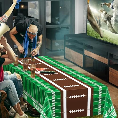 OHOME 2 Pack Superbowl Party Tablecloths 2026