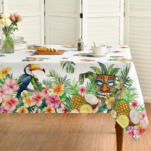 Horaldaily Summer Tablecloth 60x84 Inch Rectangular