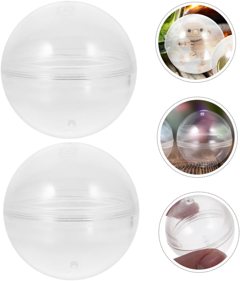 25pcs Clear Round Candy Storage Containers for Party Favors