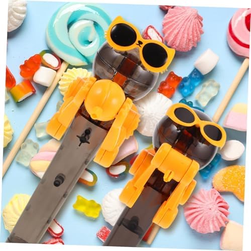 2pcs Cartoon Robot Lollipop Candy Holder for Halloween Party