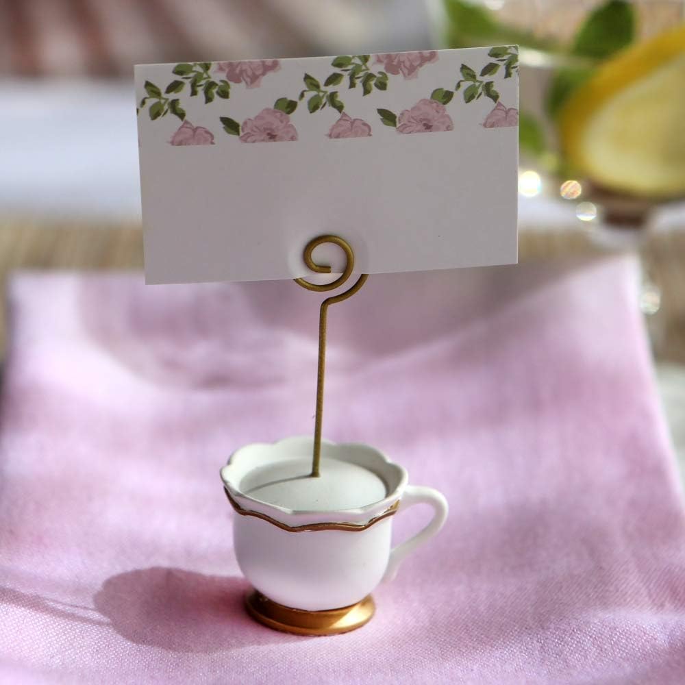 Kate Aspen Pink Tea Party Place Card Holders Set of 6