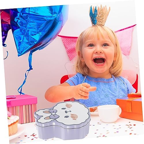 PRETYZOOM Decorative Rabbit Candy Box with Lids for Christmas and Party Favors