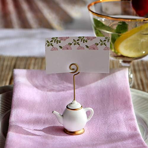 Kate Aspen Pink Tea Party Place Card Holders Set of 6
