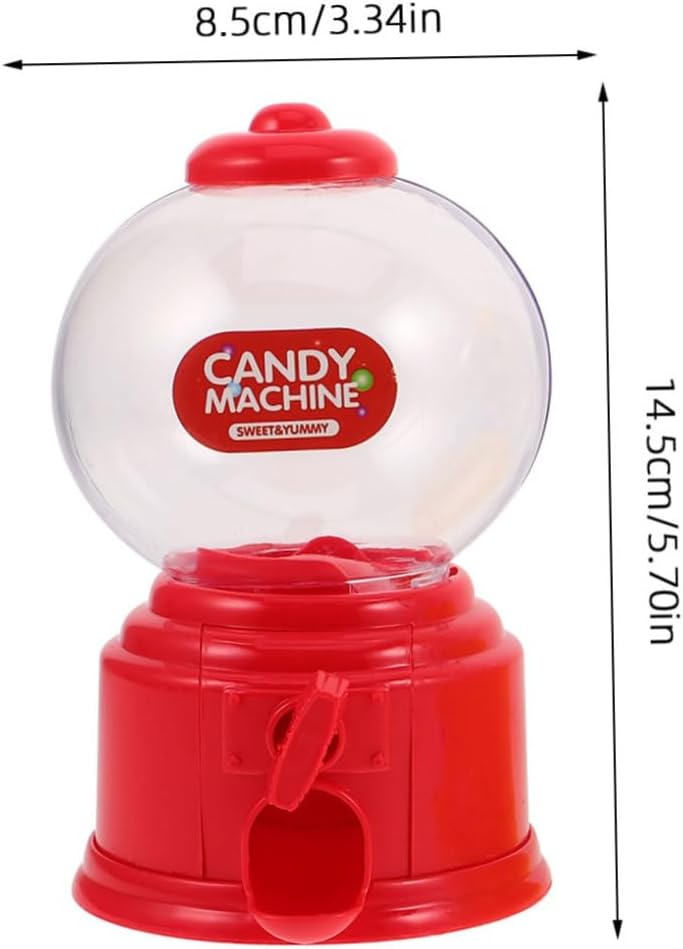 3PCS Mini Candy Dispenser for Boys Girls Adults Desk Gumball Machine Toy