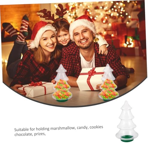 Christmas Tree Candy Storage Jar for Holiday Treats