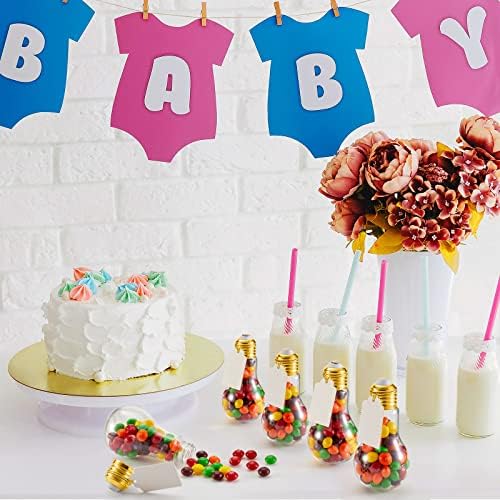 Tessco 72 Piece Light Bulb Jar Set with String and Labels