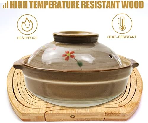 Foldable Bamboo Fruit Basket with Handle