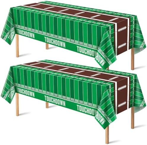 OHOME 2 Pack Superbowl Party Tablecloths 2026