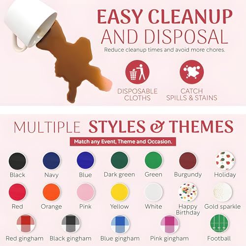Grandipity Plastic Tablecloth Roll Purple 54x300 Cut to Size