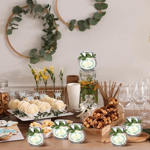 25 Pcs Mini Glass Jars With Lids Baby Shower Decor