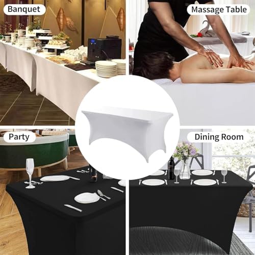 Spandex Table Cover for 6ft Rectangular