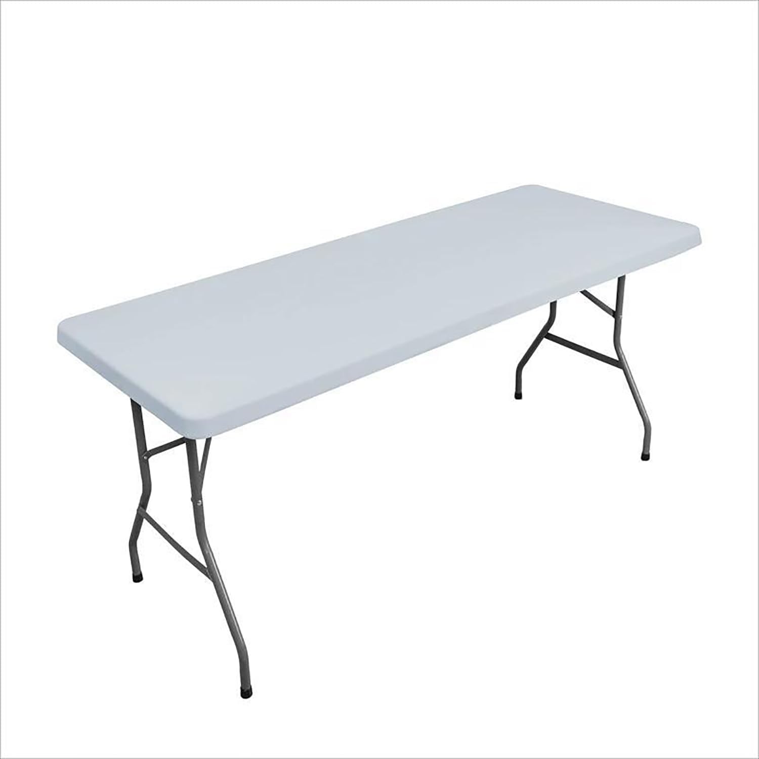 Stretch Rectangle Tablecover Gray Fits 8ft Tables