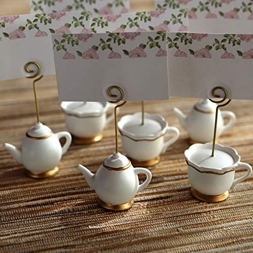 Kate Aspen Pink Tea Party Place Card Holders Set of 6