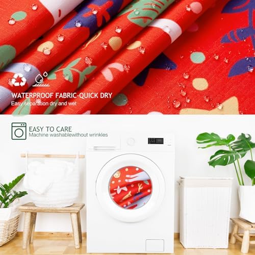 Vimorco Rectangle Tablecloth Christmas Deer