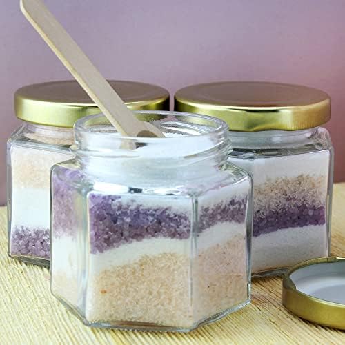 Cornucopia Brands 4-Ounce Hexagon Jars 24-Pack