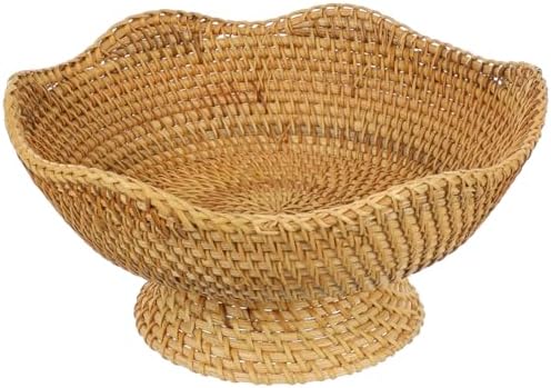 PRETYZOOM Rattan Fruit Bowl 98 Inches