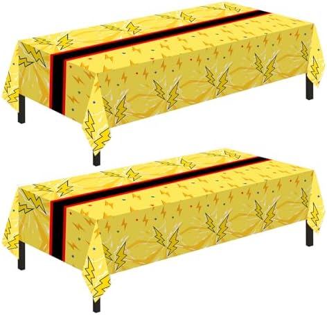 2 Pack Different Birthday Tablecloths 54X108 Inch Decorative
