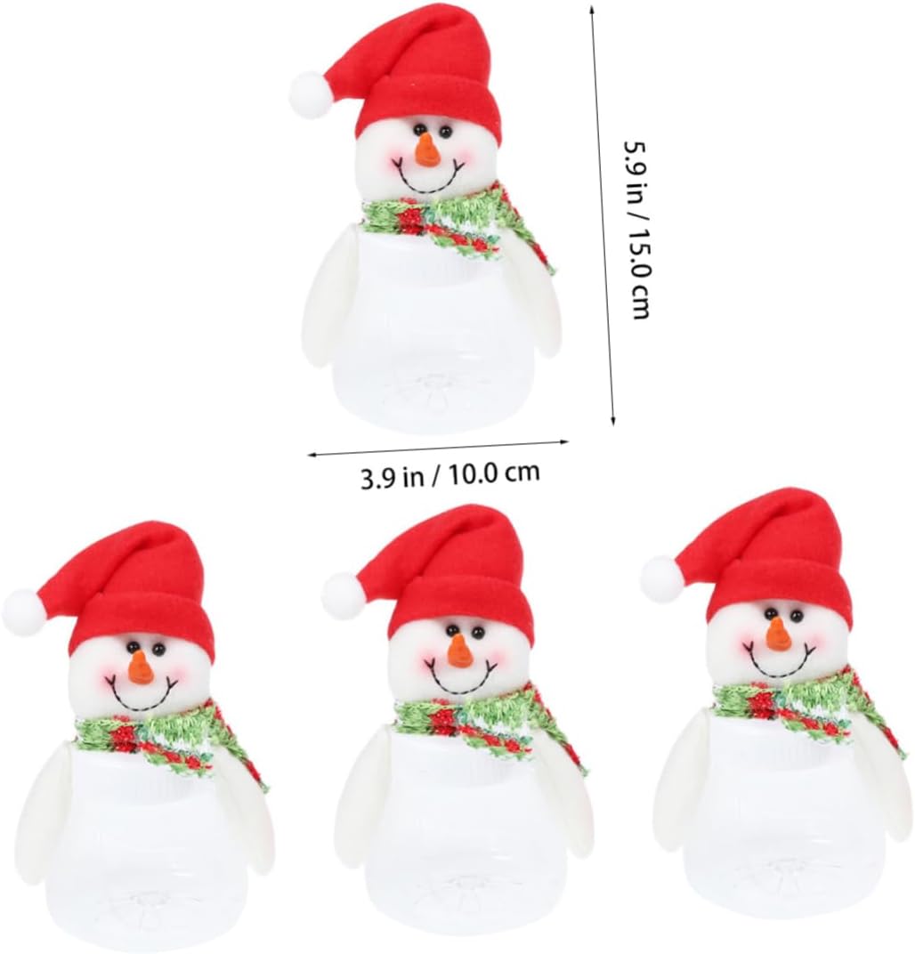 5Pcs Snowman Candy Boxes for Christmas Party and Gifting