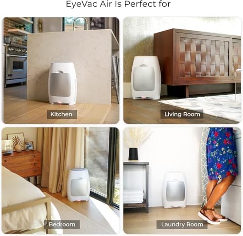 EyeVac Air 2-in-1 HEPA Air Purifier Touchless Vacuum