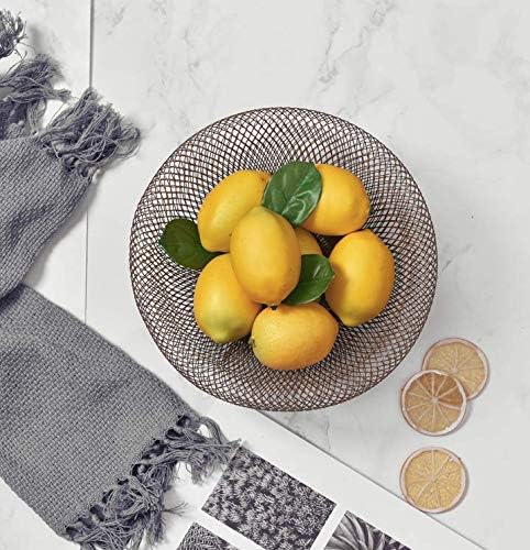 Cq Acrylic Fruit Basket Gold Kitchen Storage