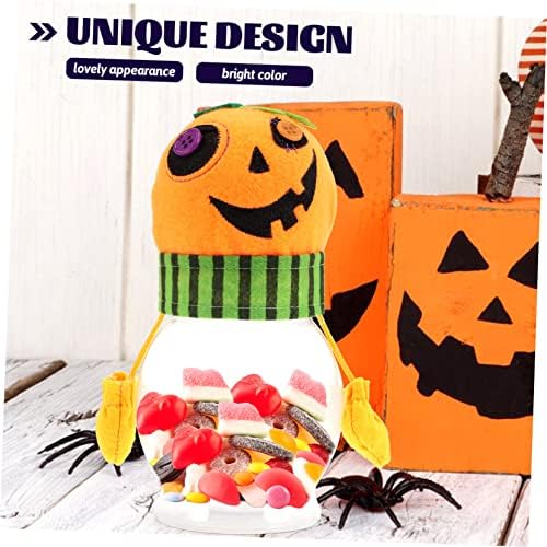 Halloween Candy Jar Creative Pumpkin Design Candy Server for Party Favors and Treats
