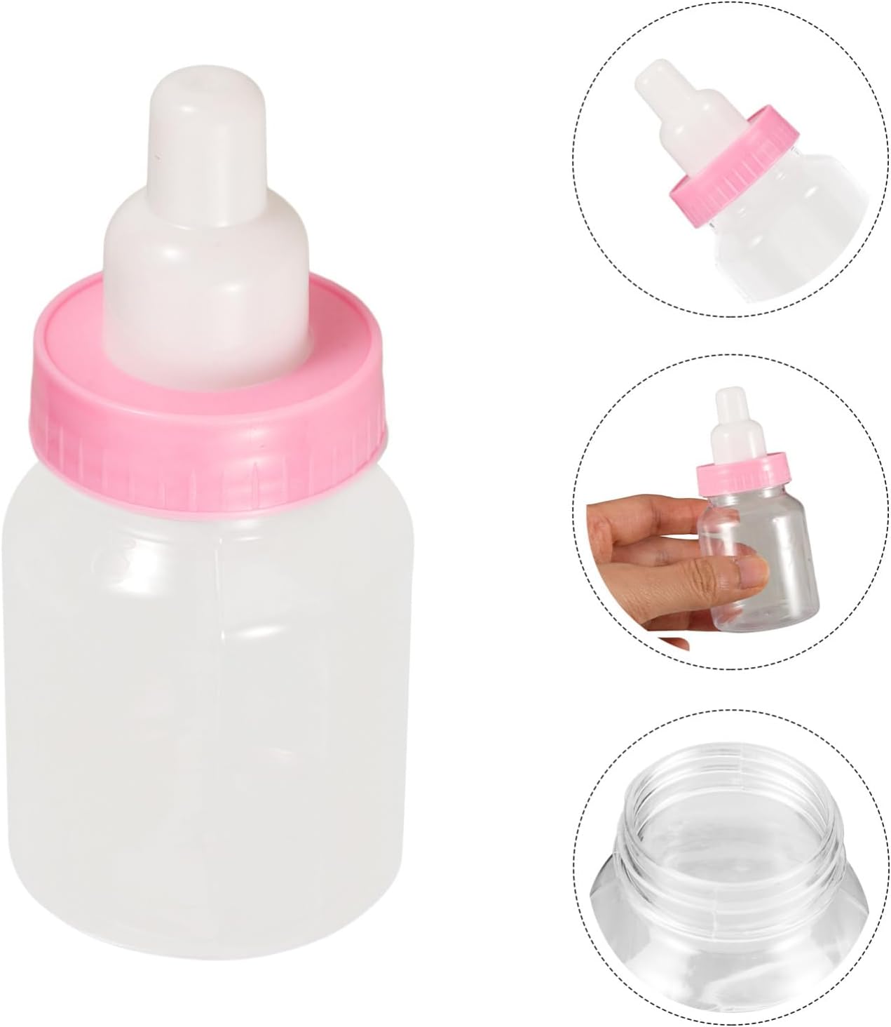 MAGICLULU 12Pcs Feeding Bottle Shaped Candy Boxes Reusable Containers for Parties and Birthdays