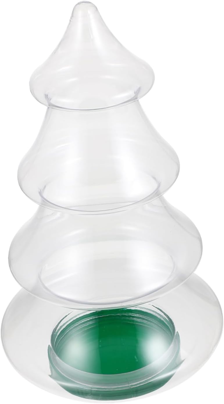 Christmas Tree Candy Storage Jar for Holiday Treats