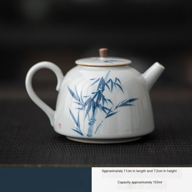 Earshot Retro Style Hand Painted Tea Kettle