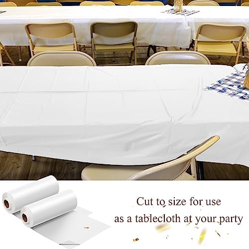Moukeren 40 x 100 Plastic Tablecloth Roll