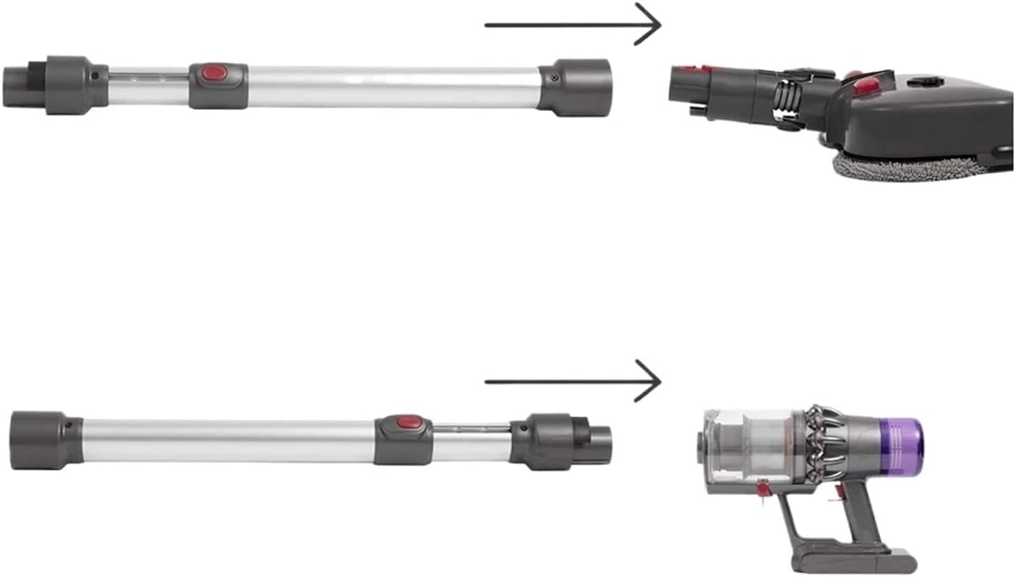 Telescopic Vacuum Extension Pole for Dyson V7 V8 V10 V11 V15