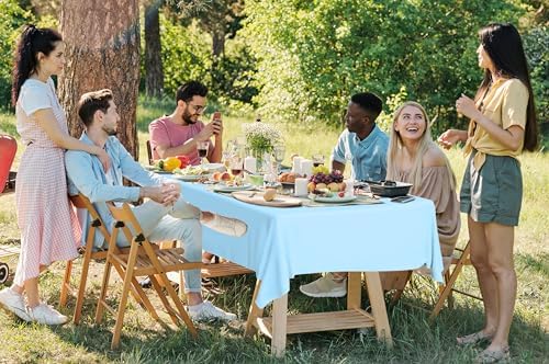 4 Pack Pastel Color Tablecloths for Birthday Parties