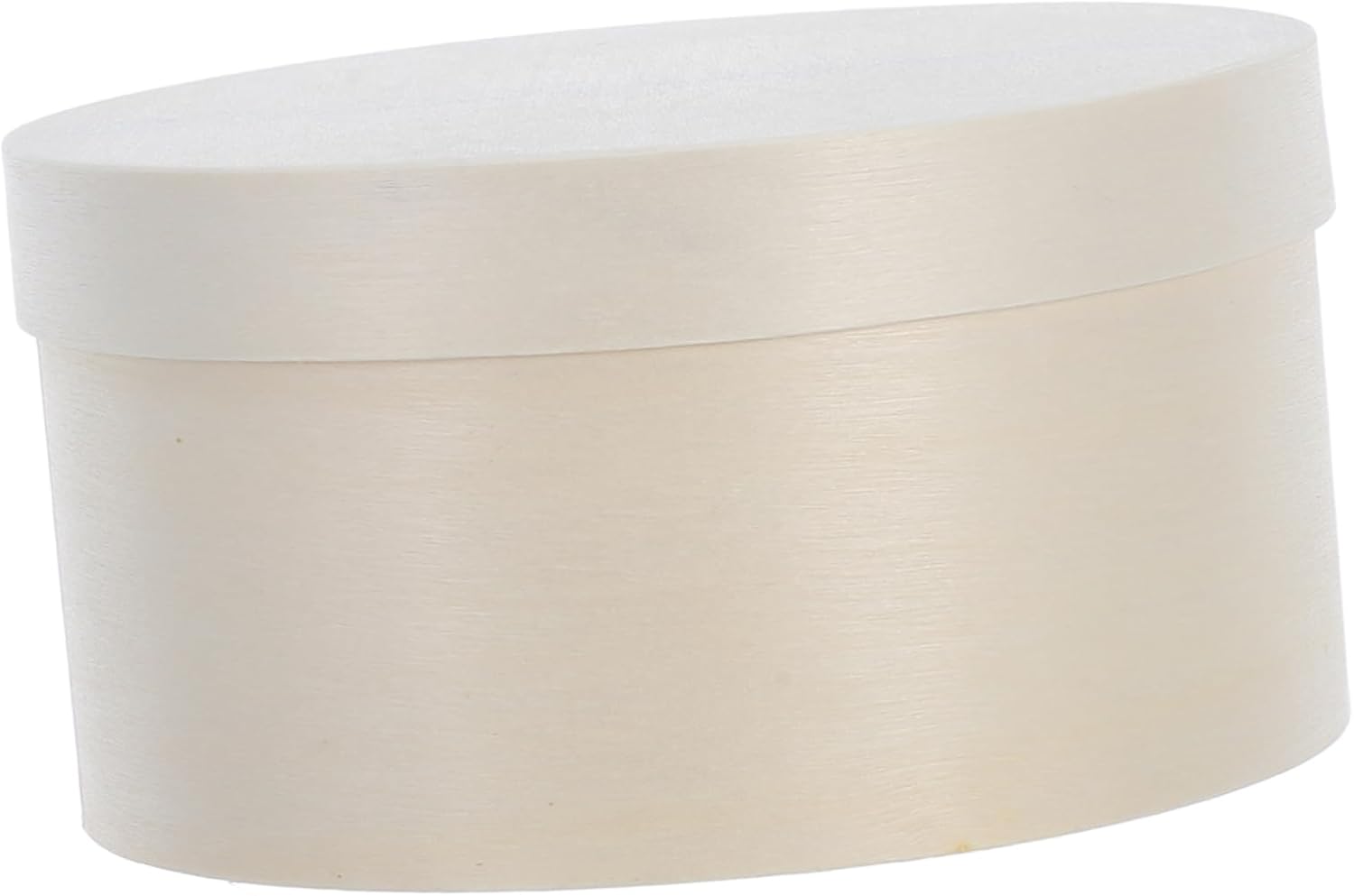 Healeved Round Wooden Box for Storage and Party Favors