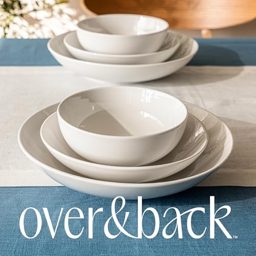 OverBack 100 Linen Woven Tablecloth - Blue 70x90