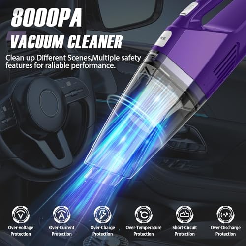 Bossdan Cordless Handheld Vacuum for Car Office Home Cleaning