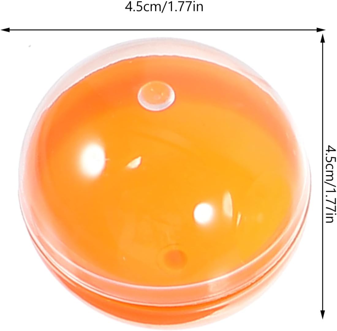 50pcs Empty Gumball Machine Capsules Plastic Ball Candy Container Mini Party Favor Egg for DIY Craft