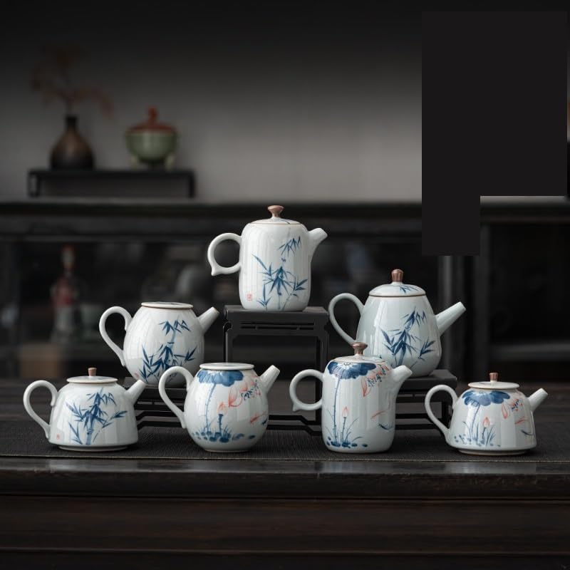 Earshot Retro Style Hand Painted Tea Kettle