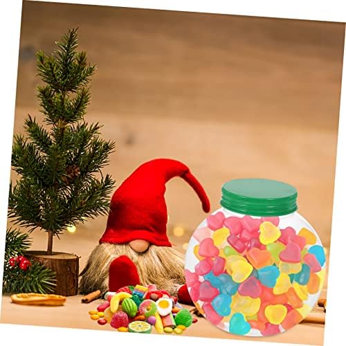 DOITOOL 5pcs Christmas Shaped Candy Jars with Sealing Lids