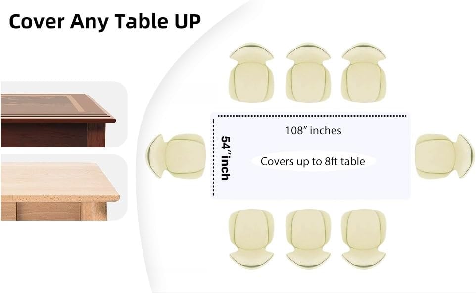 Evershine 12-Pack Heavy Duty White Table Covers
