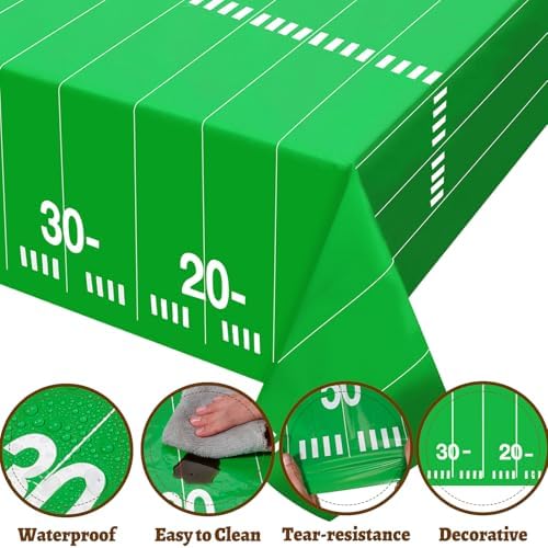 Esjay Football Tablecloths 3 Pack 54x72
