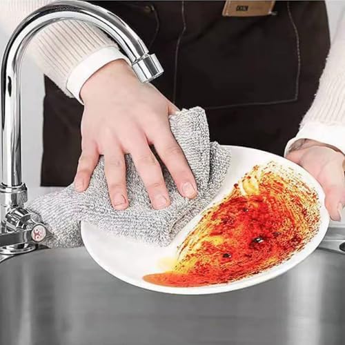 20 Pack Super Soft Dish Cloths 10x10 Coral Velvet Microfiber