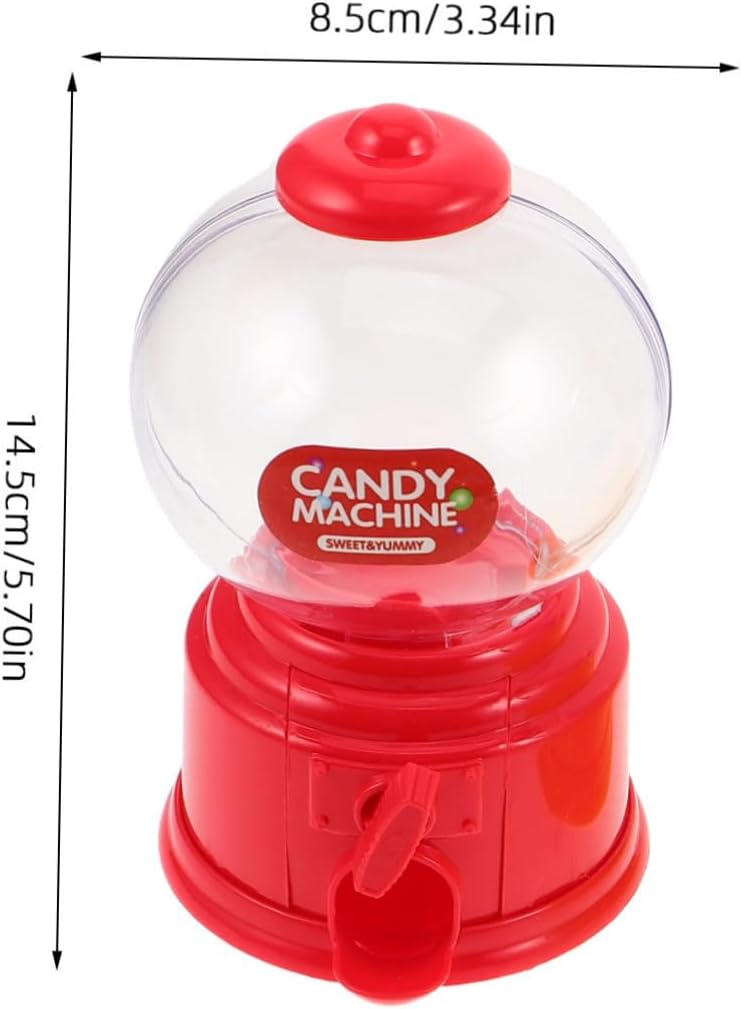 STOBAZA 3Pcs Mini Candy Dispenser Cute Gumball Machine for Desktop