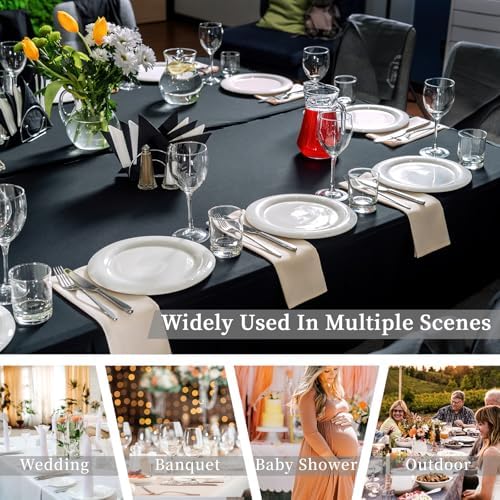 Fixwal 6 Pack Table Covers for 6FT Tables