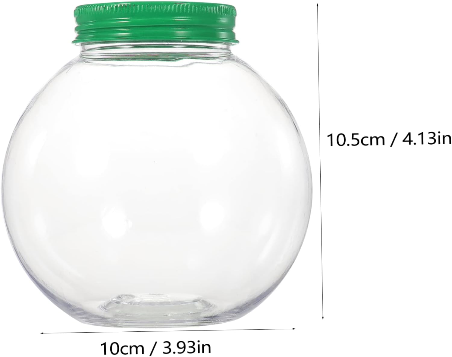 DOITOOL 5pcs Christmas Shaped Candy Jars with Sealing Lids