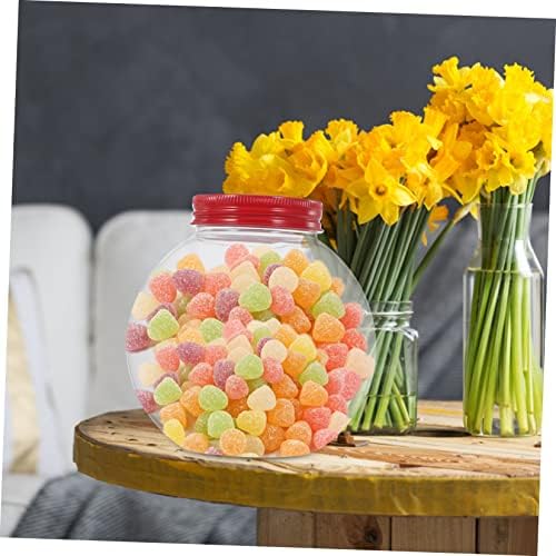 5pcs Ball Shaped Candy Jar with Seal Lid for Christmas Party Favors