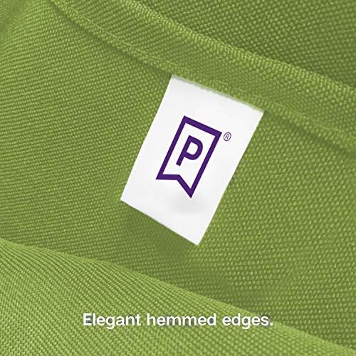 Gee Di Moda Fitted Tablecloth - 48 x 30 Inch Apple Green for 4 Foot Rectangle Table