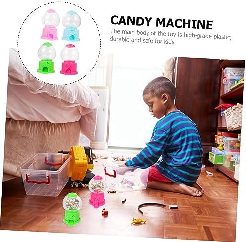4pcs Gumball Machine Candy Capsules Toy for Kids and Parties