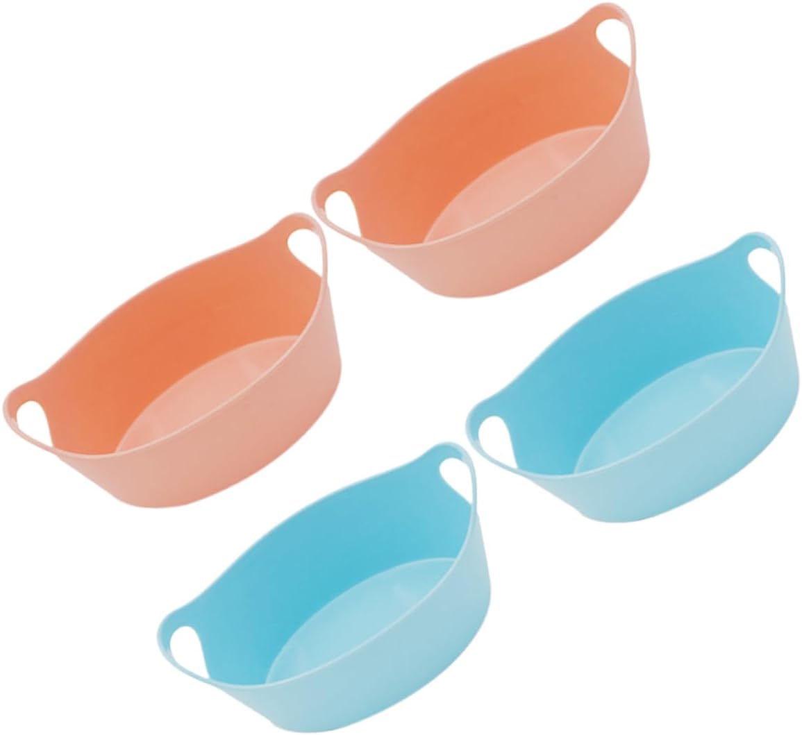 HEALLILY 4pcs Snack Ingot Candy Basket Decorative Storage Box for Halloween Party Favors and Home Organization