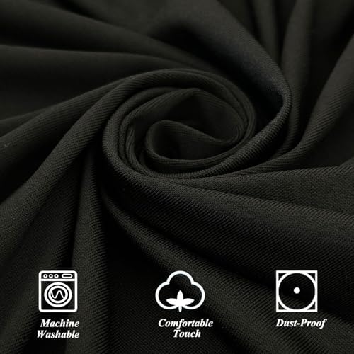 4 Pack Cocktail Table Covers 32x43 Inch Round Tablecloths for Party Wedding Banquet