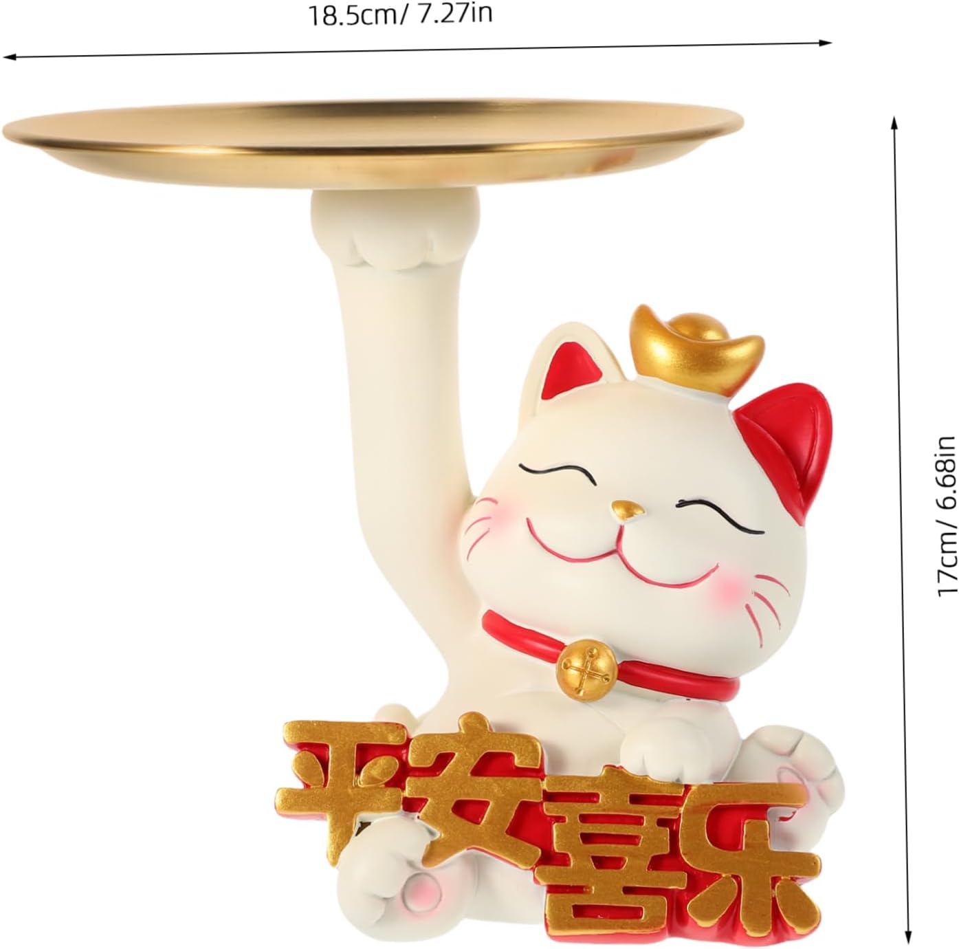 Cabilock Christmas Cat Key Bowl Entryway Decor