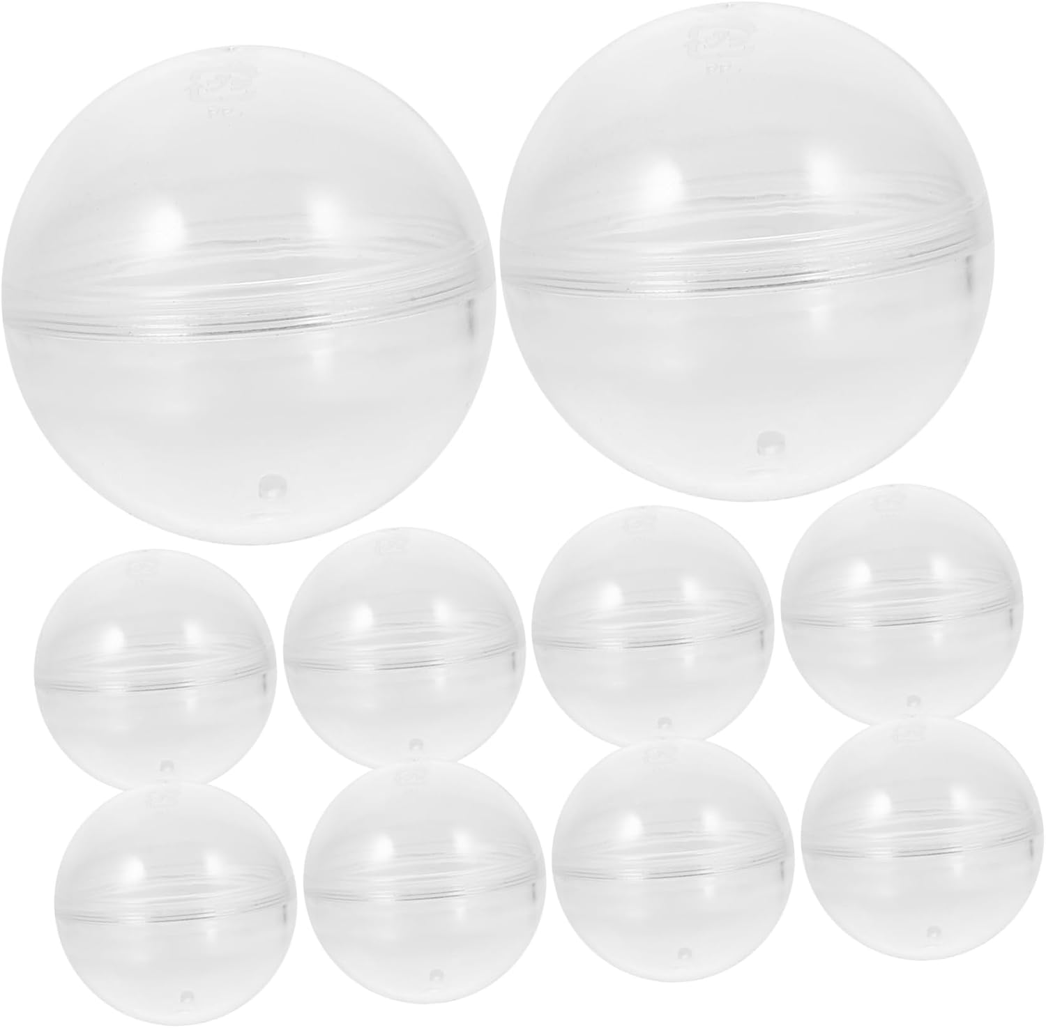 4x4cm Plastic Round Capsules 10pcs Candy Server Vending Machine Fillable Balls